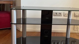 Mueble TV moderno negro