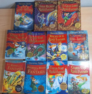11 libros Geronimo Stilton en el Reino de la Fanta