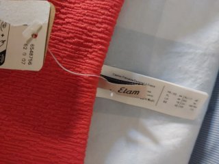 Braga bikini Etam Talla aprox50. Naranja oscuro