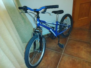 Bicicleta infantil azul