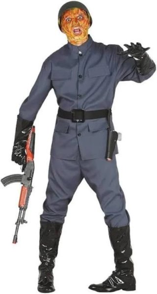 Disfraz Soldado Zombie Talla S