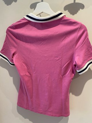 Polo Carolina Herrera Rosa con Flores