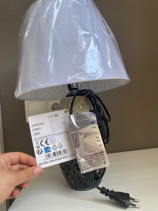 Lámpara de mesa Decorlife cerámica