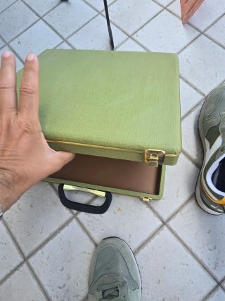 Valigetta vintage multiuso per amatori