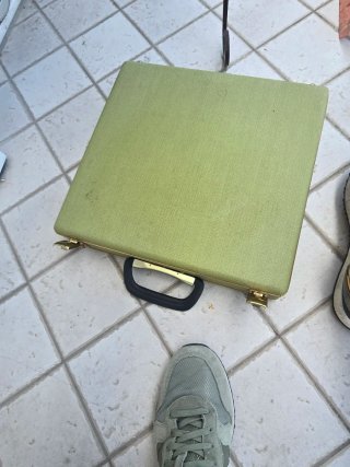 Valigetta vintage multiuso per amatori