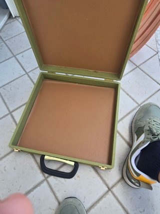 Valigetta vintage multiuso per amatori