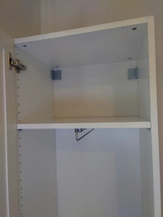 Armario de 1 puerta de madera