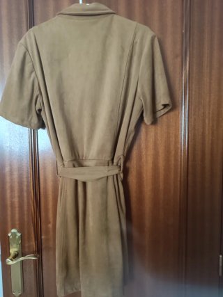 Vestido ante marrón, talla M