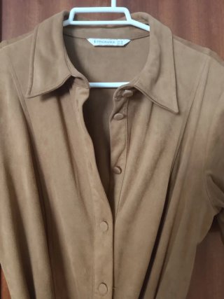 Vestido ante marrón, talla M
