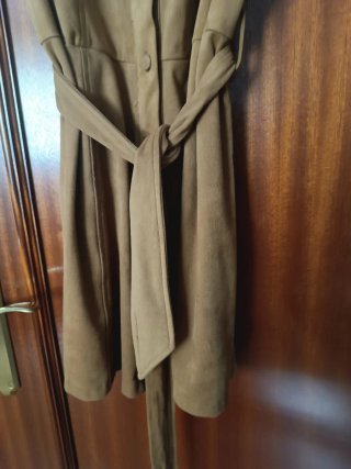 Vestido ante marrón, talla M