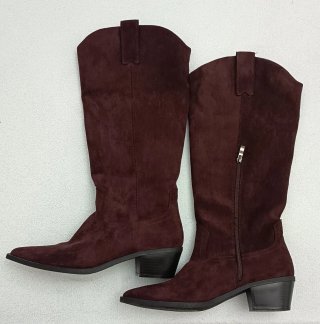 Botas altas antelina burdeos Tina's