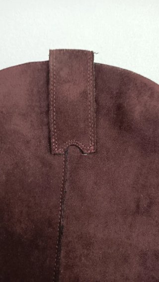 Botas altas antelina burdeos Tina's