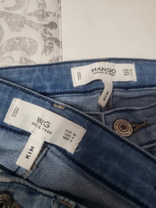 Lote 5 Pantalones Vaqueros Azules