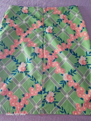 Gonna estiva Boohoo verde e rosa