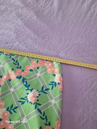 Gonna estiva Boohoo verde e rosa