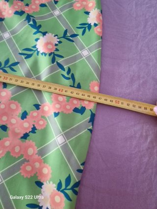 Gonna estiva Boohoo verde e rosa