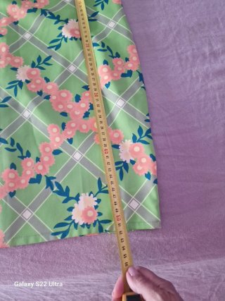 Gonna estiva Boohoo verde e rosa