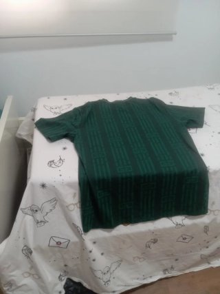 Camiseta chico manga corta verde