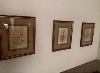 Conjunto cuadros antiguos años 60 cada lote 15€