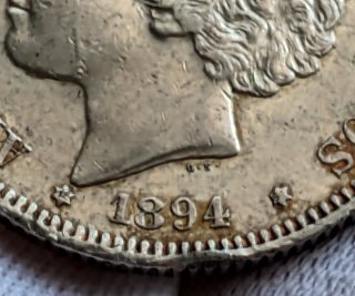 2 Pesetas 1894 Alfonso XIII