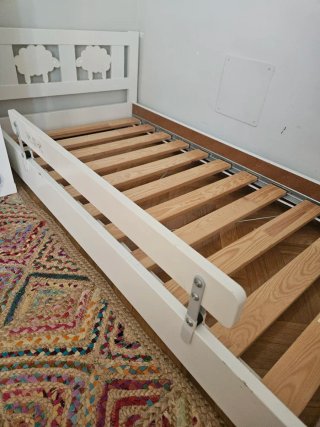 Cama Montessori 140x70cm Blanca