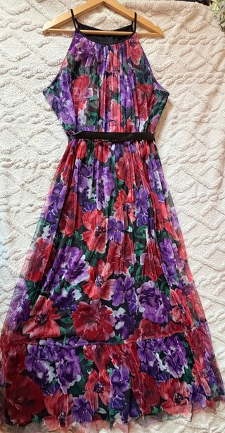 Vestido largo floral