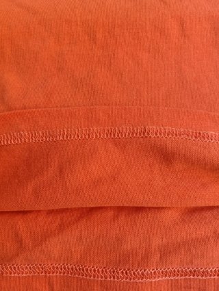 Camiseta Quiksilver Algodón Naranja Manga Corta