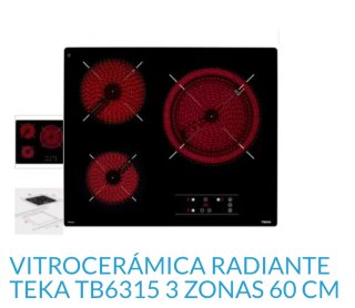 Piani cottura TEKA TB6315 3 Zone