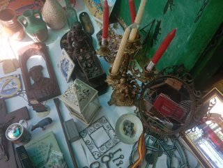 Lote Antigüedades Decoración Variado