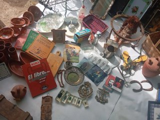 Lote Antigüedades Decoración Variado