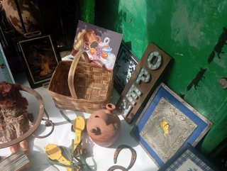 Lote Antigüedades Decoración Variado