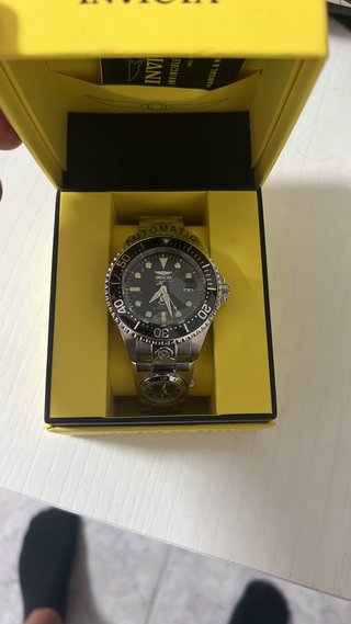 Invicta Automático Negro/Plata