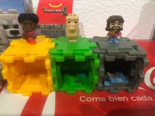 Lote Figuras Minecraft McDonald’s