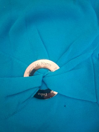 Top Pedro del Hierro Azul Turquesa