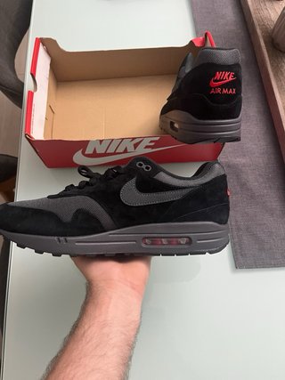 Nike Air Max 1 Bred Negro/Rojo