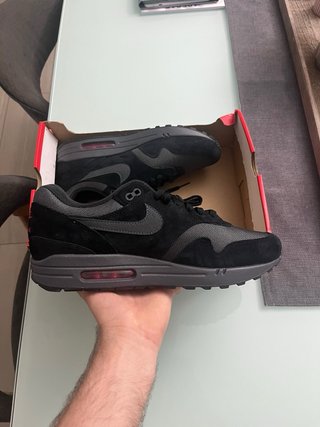 Nike Air Max 1 Bred Negro/Rojo