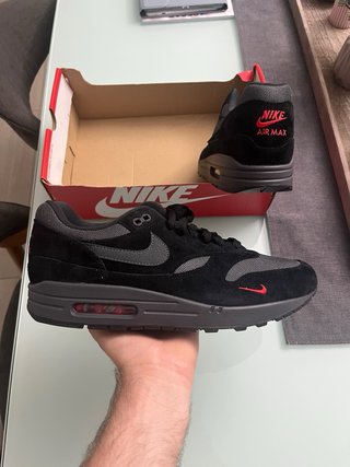 Nike Air Max 1 Bred Negro/Rojo