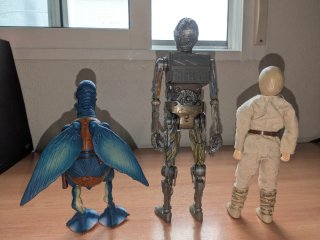 Figuras Star Wars: Watto, C-3PO, Anakin Skywalker
