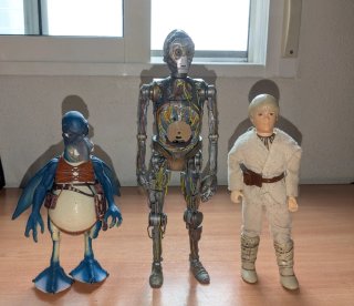 Figuras Star Wars: Watto, C-3PO, Anakin Skywalker