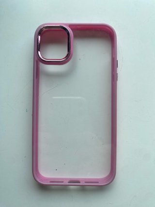 Funda iPhone 11 Rosa Transparente