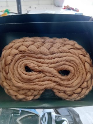 Peluca fallera trenzada