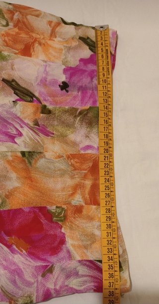 Gonna a pieghe Prisma floreale vintage