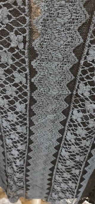 Top Negro Crochet Talla Única