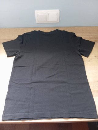 Camiseta Puma Negra y Blanca Talla 11-12 años
