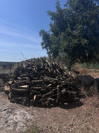 Leña para chimenea , estufa o barbacoa