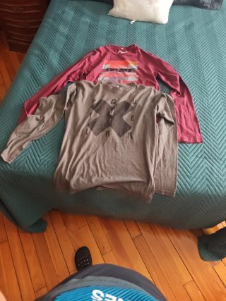Lote 2 Camisetas Manga Larga chico