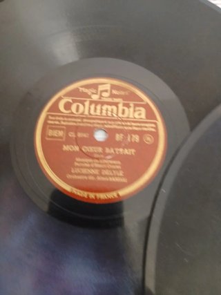 Lote 20 discos de pizarra de 78rpm