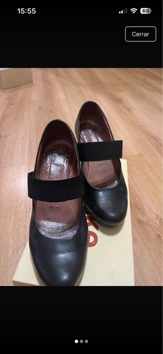 Zapatos Hispanitas negros talla 35 poco uso