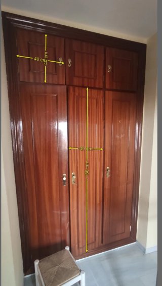 Puertas de armario empotrado madera