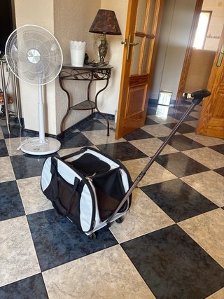 Transportín para perro con ruedas